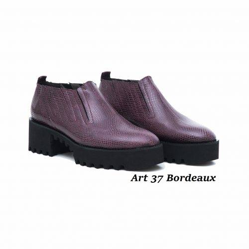 Women Shoes Art 37 Bordeaux