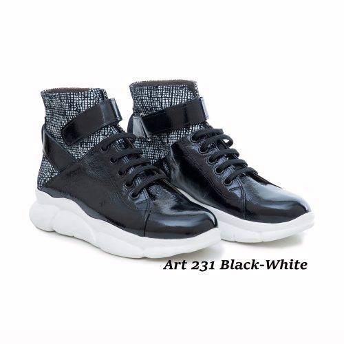 Women Shoes Art 231 Black-White