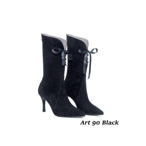 Women Shoes Art 90 Black Suede