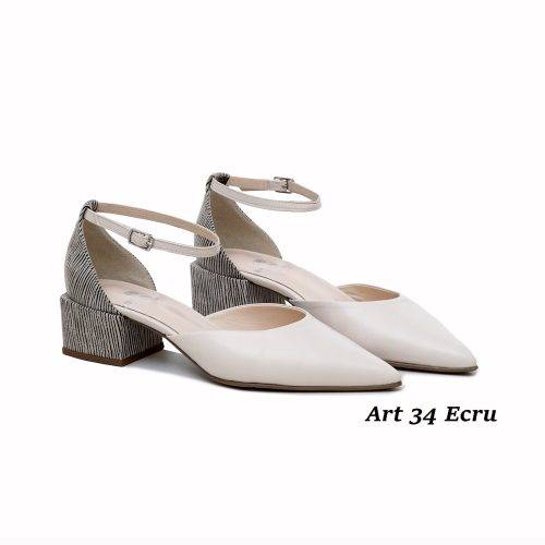 Women Shoes Art 34 Ecru