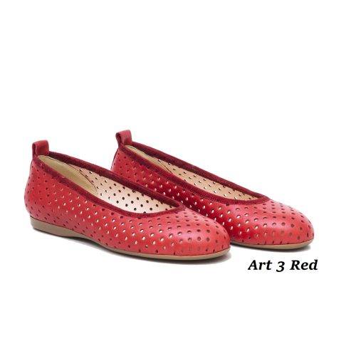 Women Shoes Art 3 Red