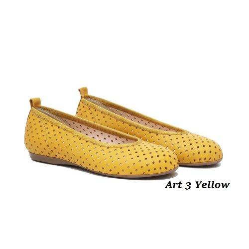 Women Shoes Art 3 Yellow