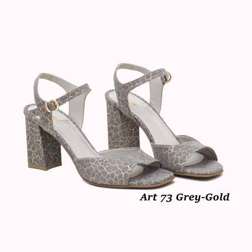 Women Shoes Art 73 Grey-Gold