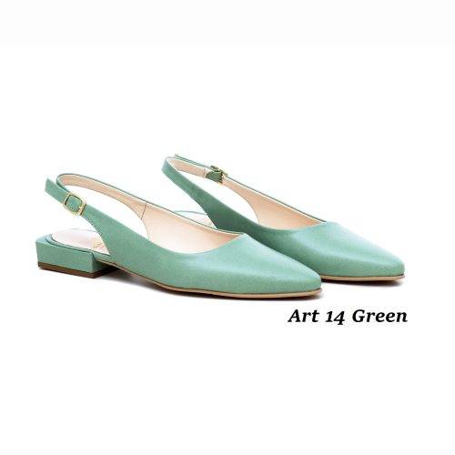 Women Shoes Art 14 Green