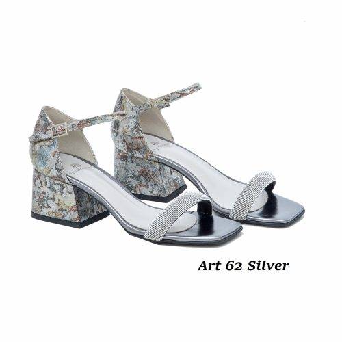 Women Shoes Art 62 Silver