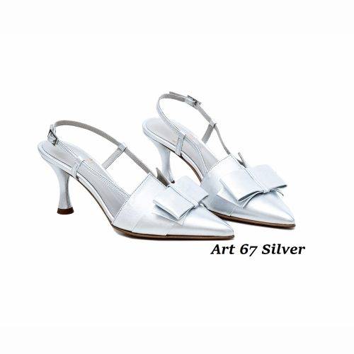 Women Shoes Art 67 Silver
