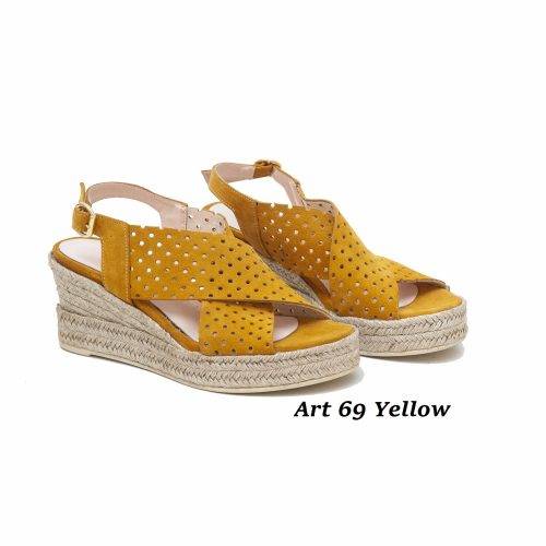 Women Shoes Art 69 Yellow