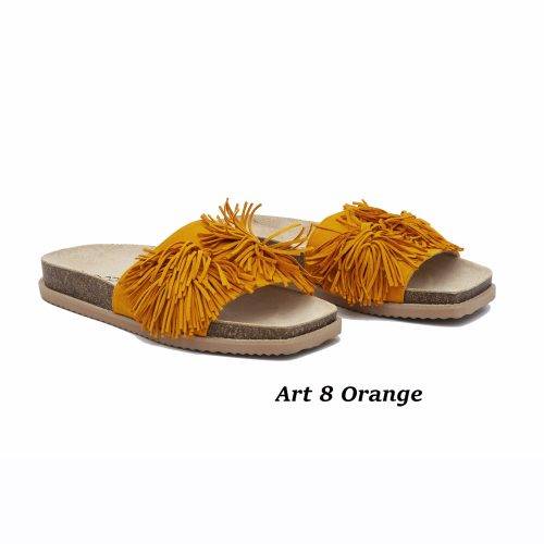 Women Shoes Art 8 Orange