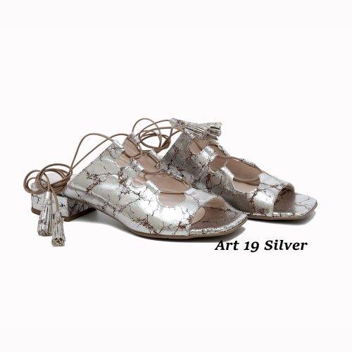 Women Shoes Art 19 Silver