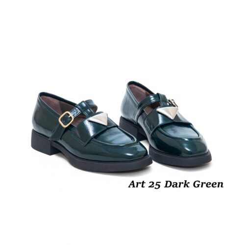 Women Shoes Art 25 Dark Green
