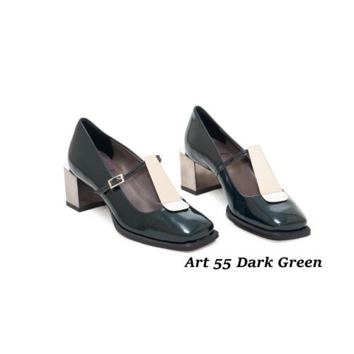 Women Shoes Art 55 Dark Green