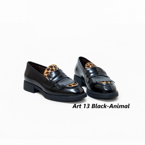 Women Shoes Art 13 Black-Animal