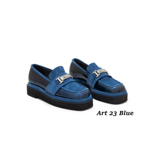 Women Shoes Art 23 Blue