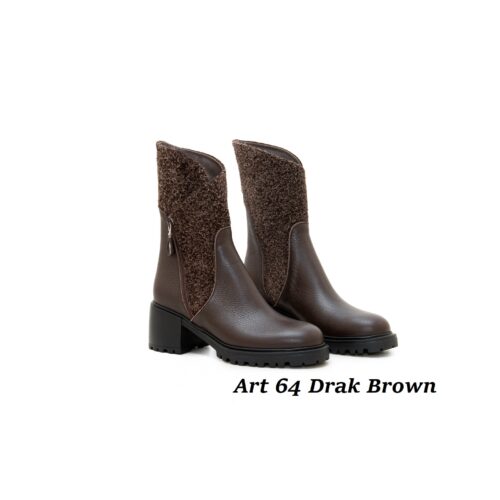 Women Shoes Art 64 Dark Brown