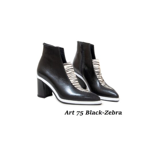 Women Shoes Art 75 Black-Zebra