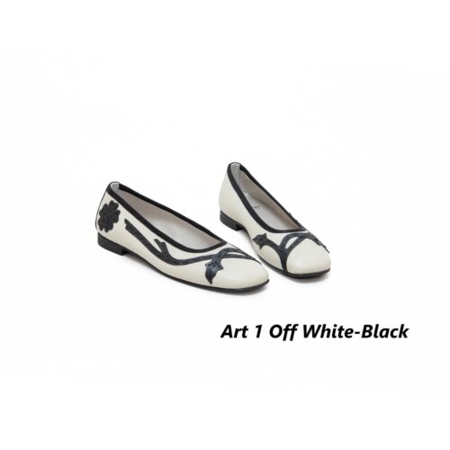 Women Shoes Art 1 Off White-Black=