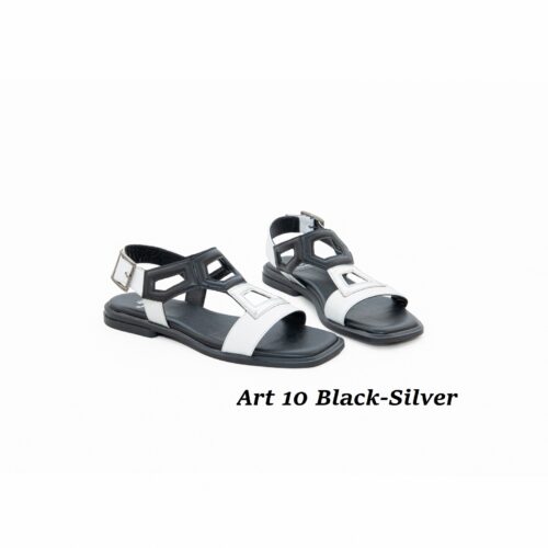 Women Shoes Art 10 Black-Silver