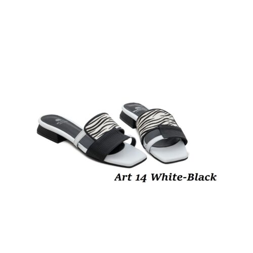 Women Shoes Art 14 White-Black