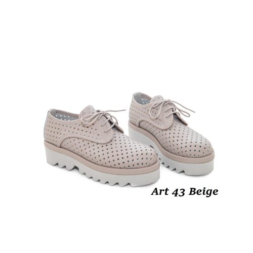 Women Shoes Art 43 Beige