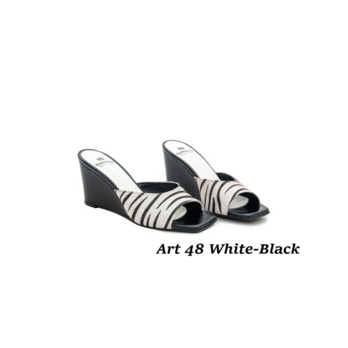 Women Shoes Art 48 White-Black