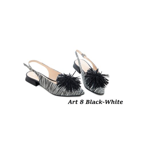 Women Shoes Art 8Black-White