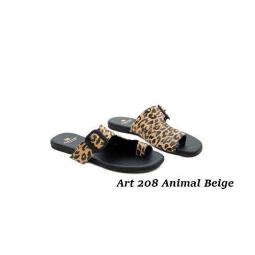 Women Shoes Art 208 Beige Animal