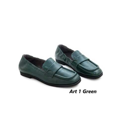 Women Shoes Art 1 Green