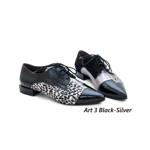 Women Shoes Art 3 Black-Silver