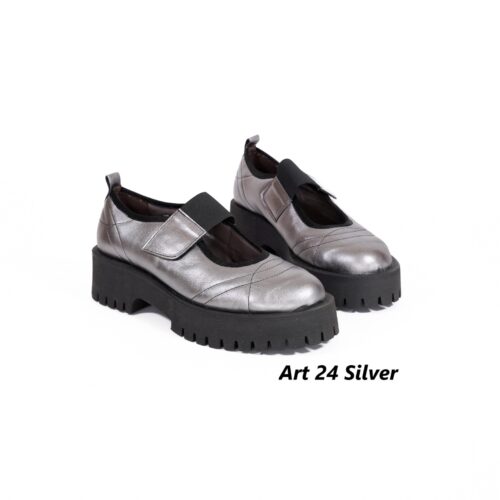 Women Shoes Art 24 Silver