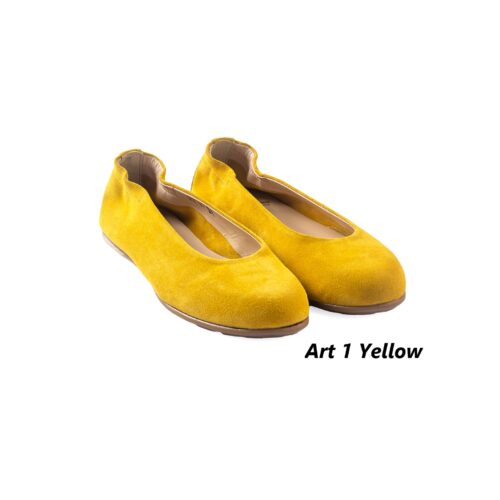 Women Shoes Art 1 Yellow