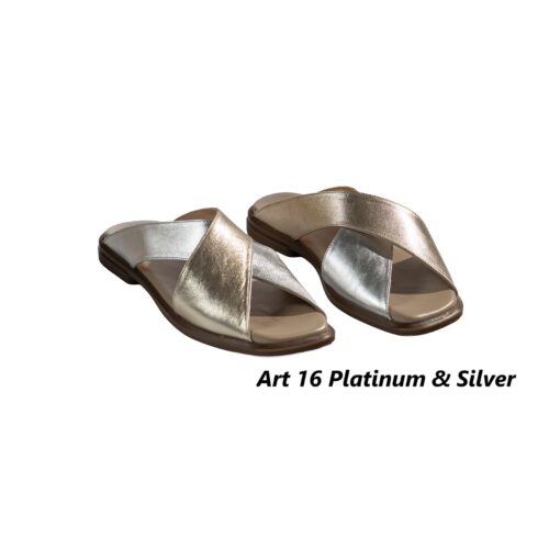 Women Shoes Art 16 Platinum & Silver
