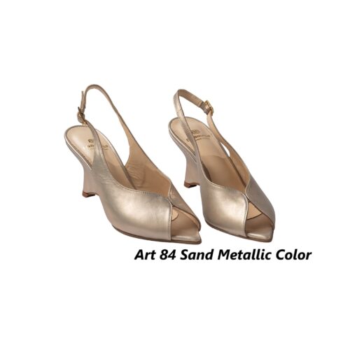 Women Shoes Art 84 Sand Metallic Color