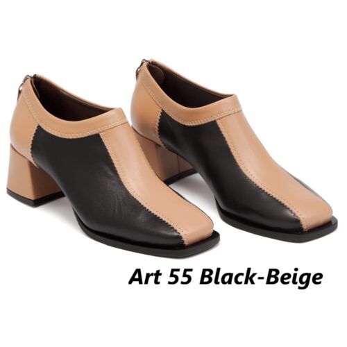 Women Shoes Art 55 Black-Beige