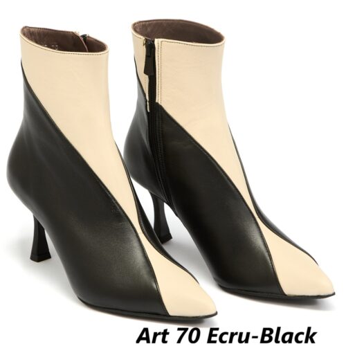Women Shoes Art 70 Ecru-Black